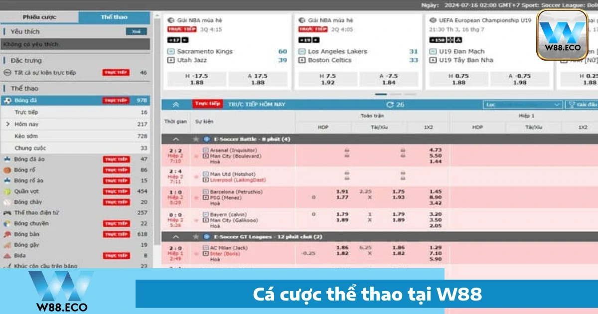 Thể Thao W88 - Cá Cược Thể Thao Uy Tín Tỷ Lệ Cực Cao 5 Mẹo cá cược thể thao W88 hiệu quả